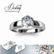 Destiny Jewellery Crystal From Swarovski Royal Brilliant Ring